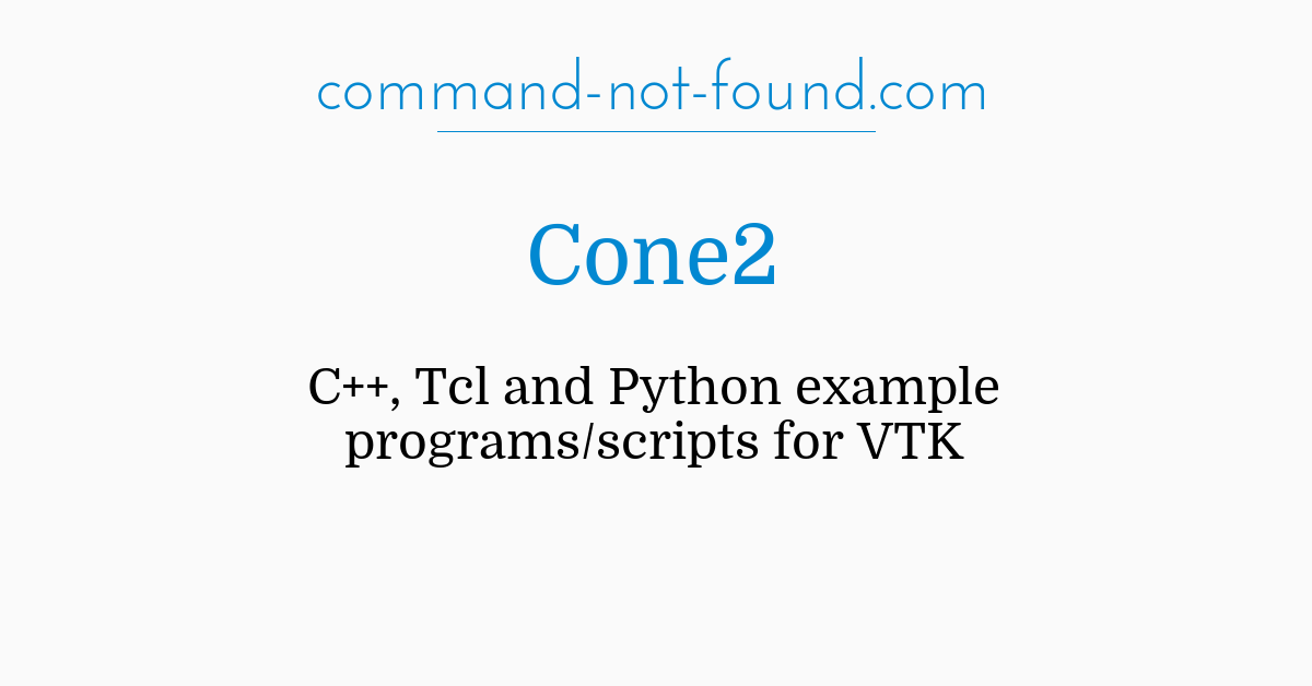 command-not-found.com – Cone2