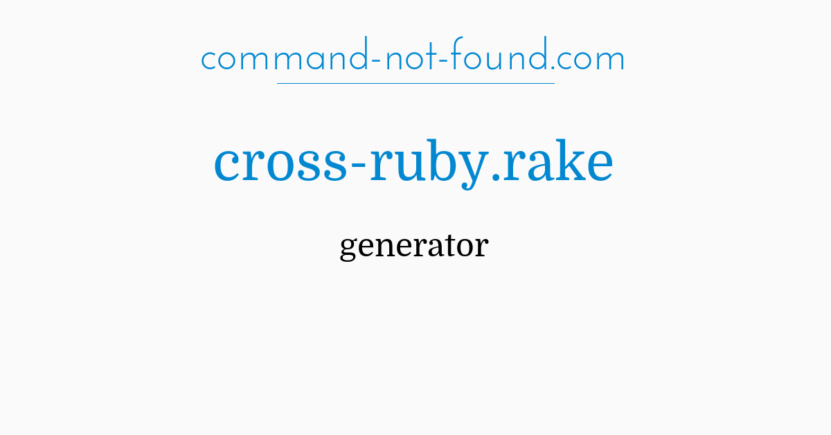 ruby rake