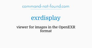 Openexr viewer windows