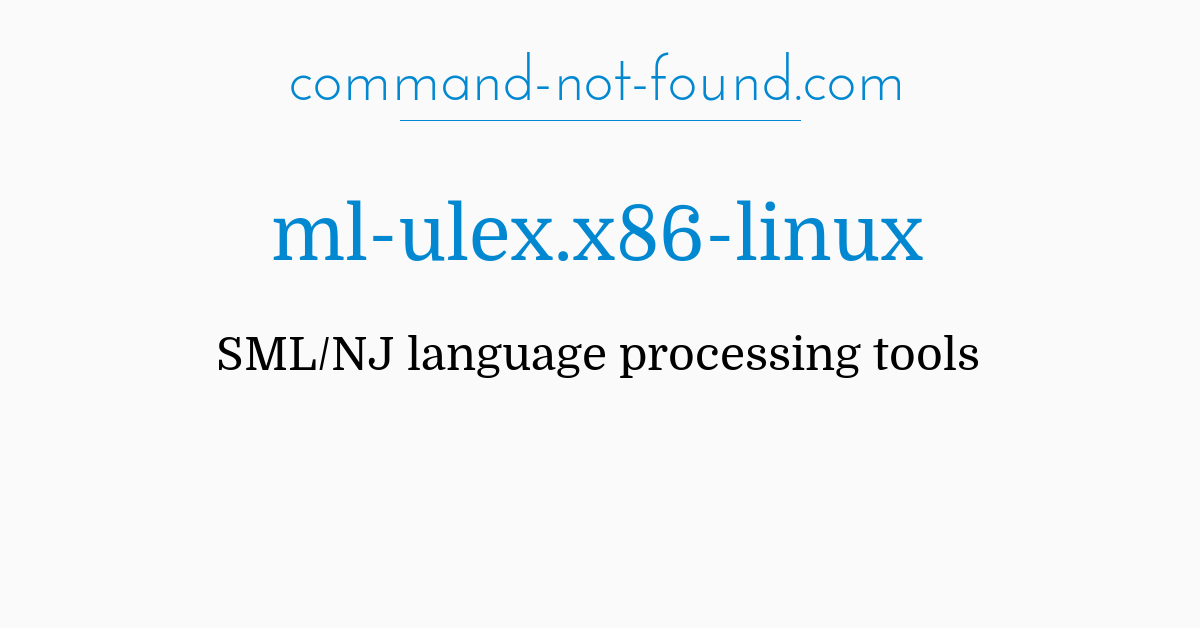 install sml by command line install sml by command line