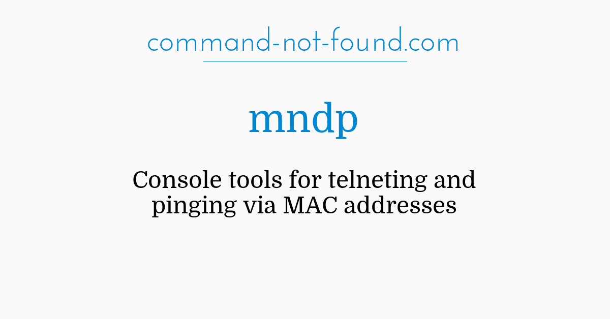 command for console tool mac
