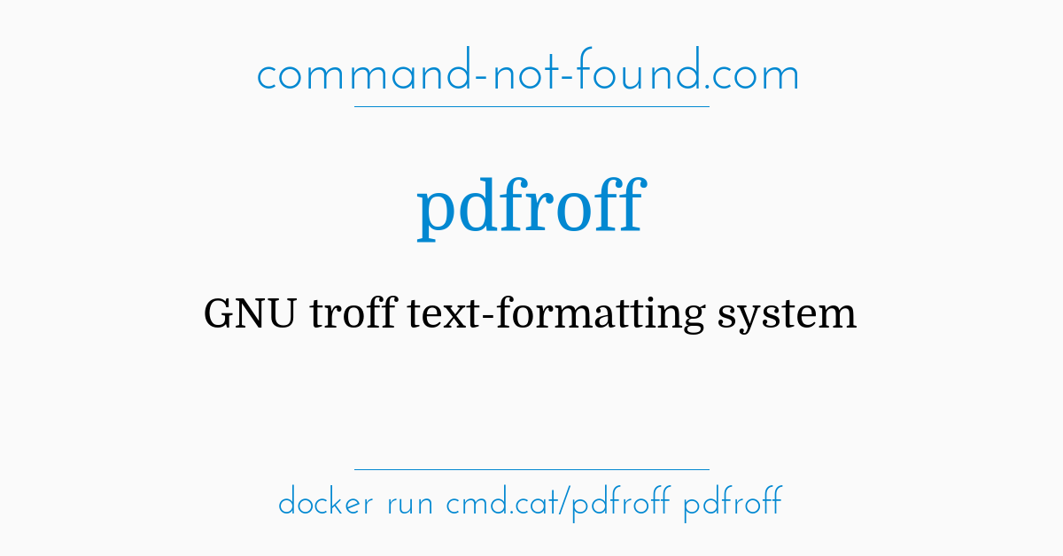 command-not-found.com – pdfroff
