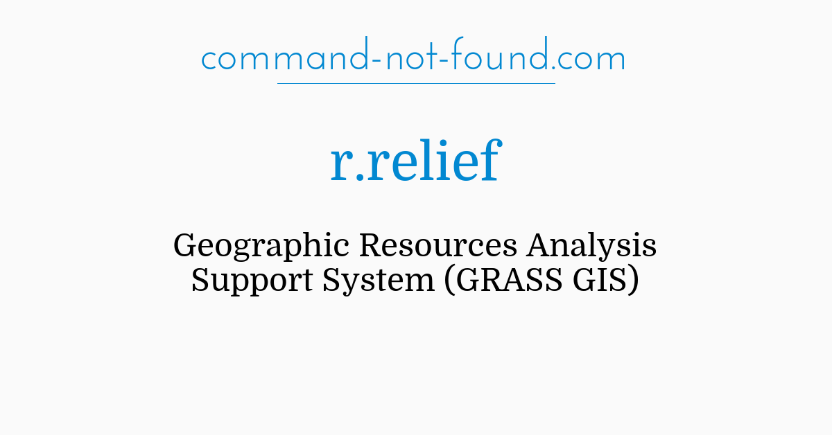 Command-Not-Found.Com – R.Relief